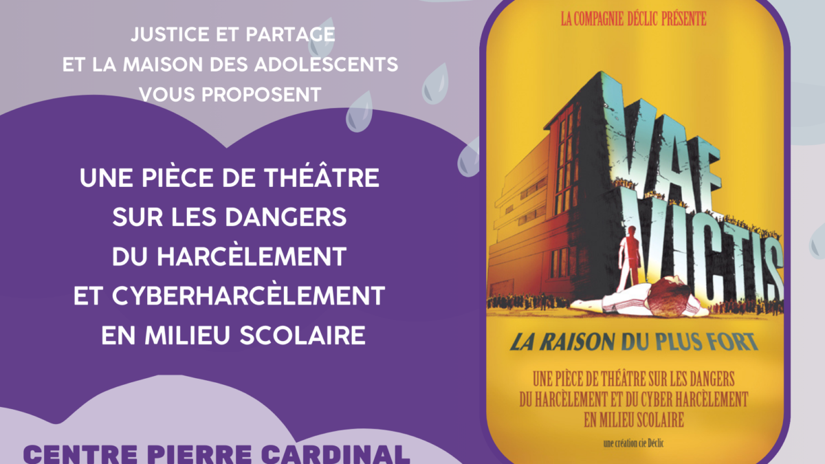 Pièce de théâtre sur les dangers du harcèlement et cyberharcèlement